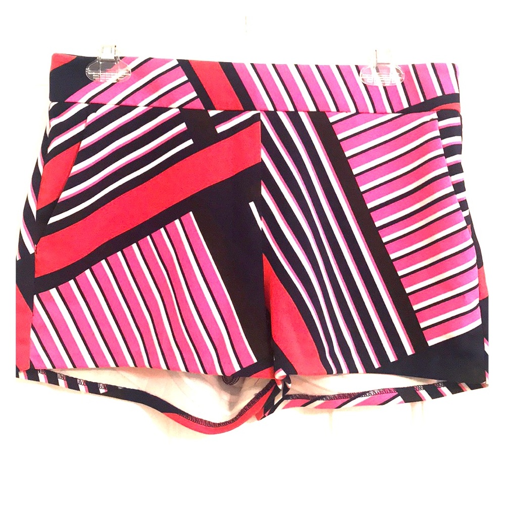 Adorable hot pink- multi color shorts
